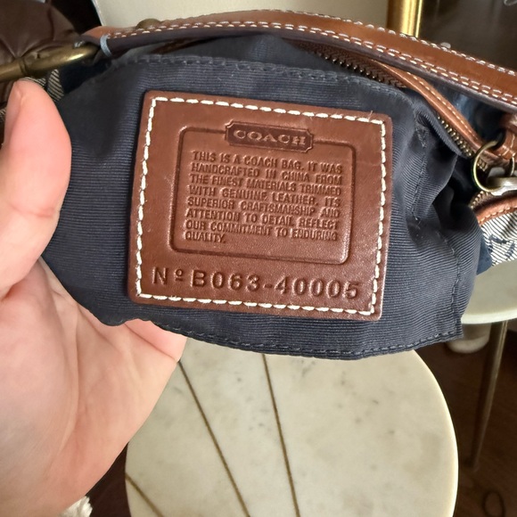 SOLD Coach Denim Mini Patchwork Bag - Picture 7 of 7